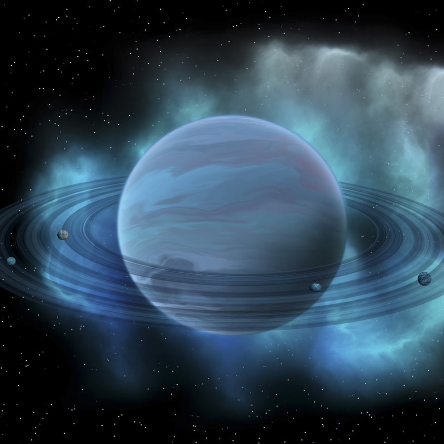 Artists concept of planet Neptune Poster Print Image 1