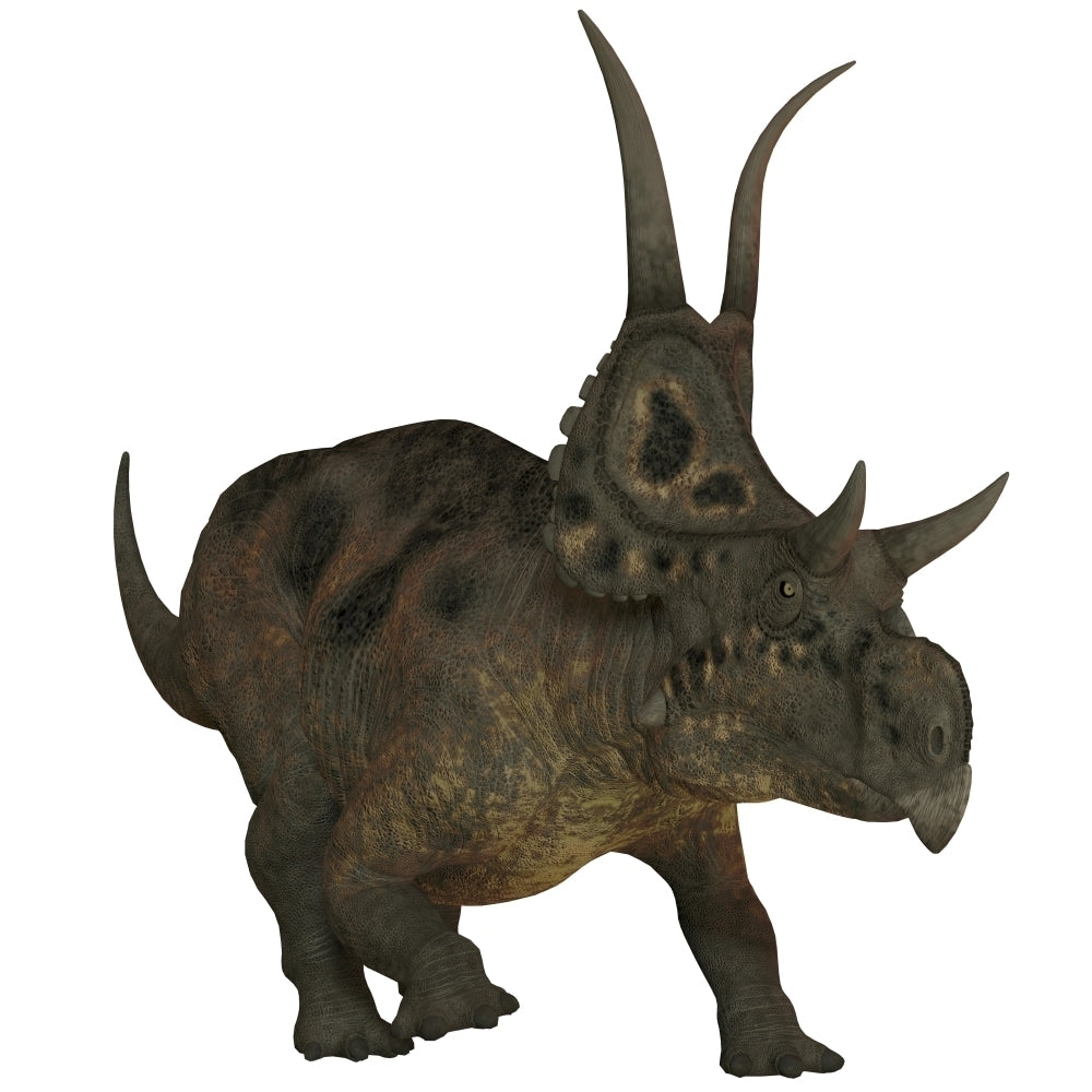 Diabloceratops a herbivorous dinosaur from the Cretaceous Period Poster Print Image 1