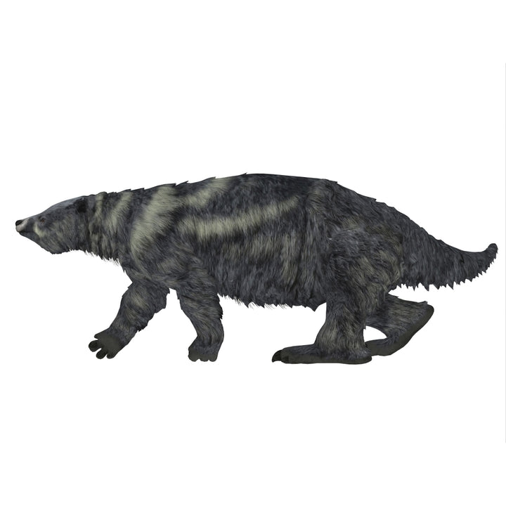 Eremotherium ground sloth side view Poster Print Image 2