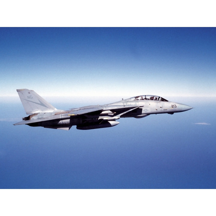 F-14A Tomcat in flight above the Pacific Ocean Poster Print Image 2