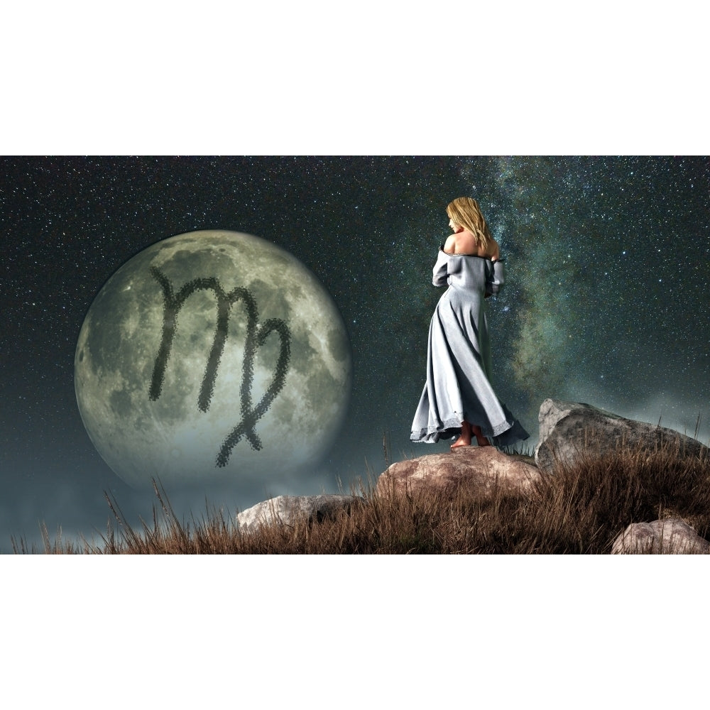 Virgo is the sixth astrological sign of the Zodiac Poster Print Image 2