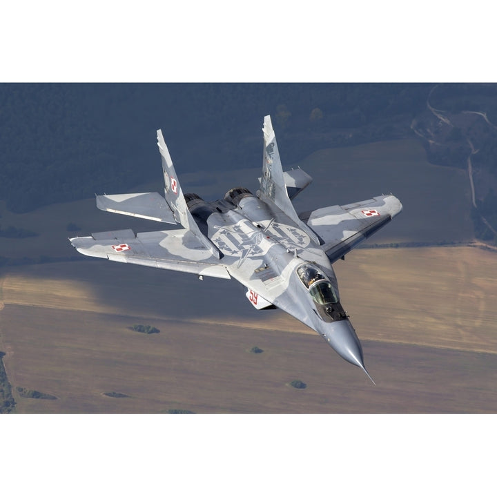 A Polish Air Force MiG-29 aircraft Poster Print Image 1