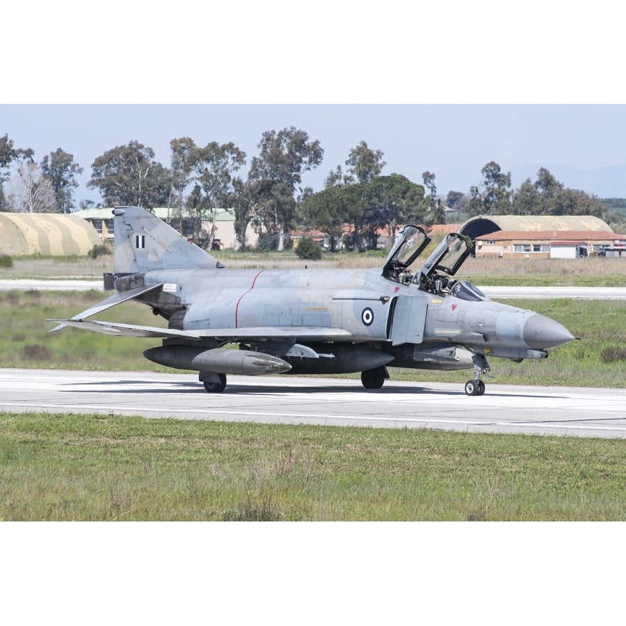 Hellenic Air Force F-4E Phantom II taxiing at Andravida Air Base Greece Poster Print by Daniele Faccioli/Stocktrek Imag Image 1