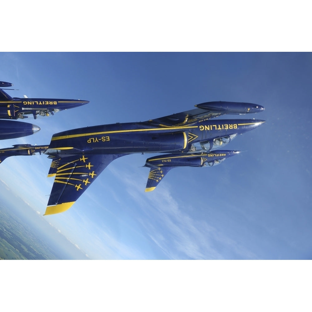 Flying with the Aero L-39 Albatros of the Breitling Jet Team Poster Print Image 1