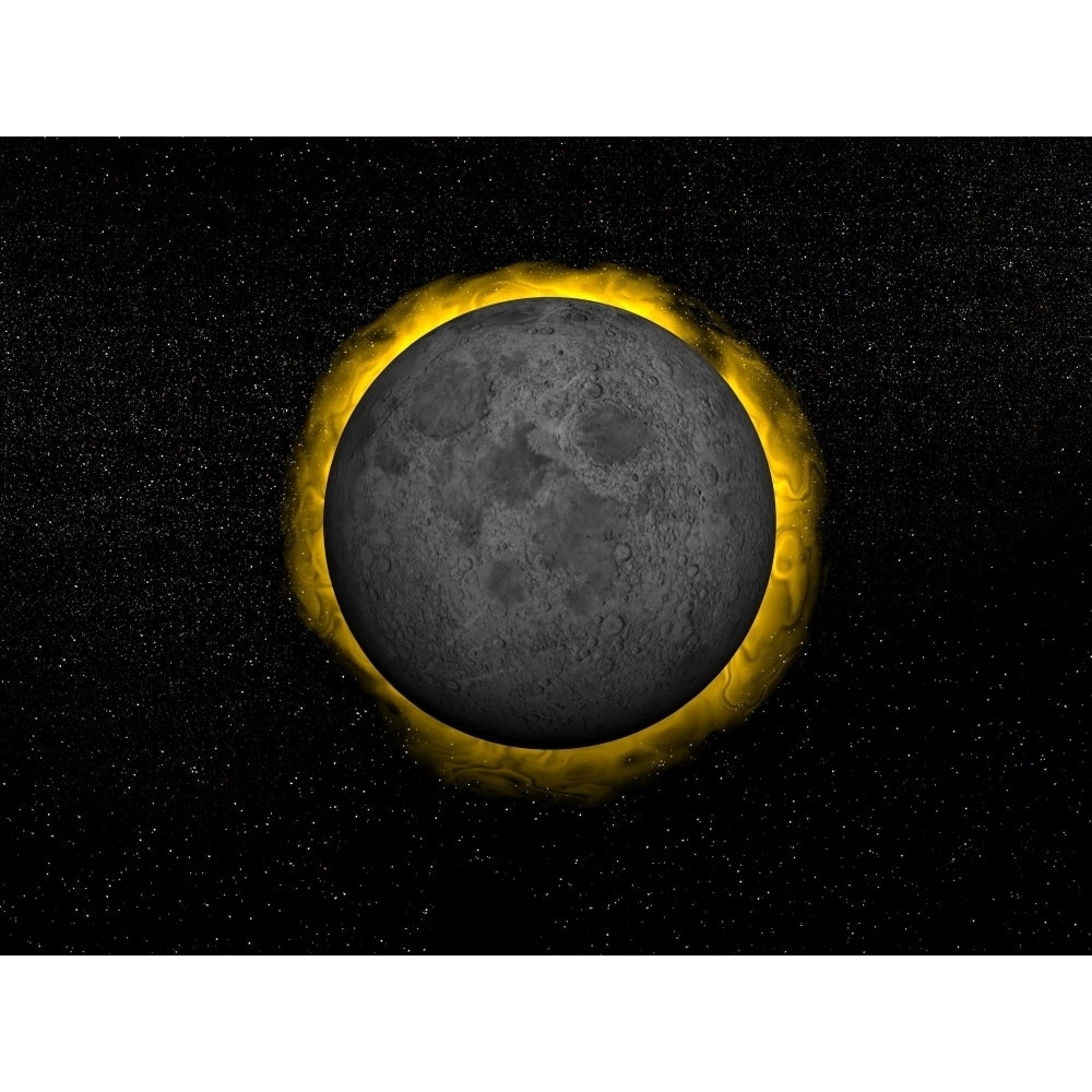 Total eclipse of the Sun Poster Print Image 1