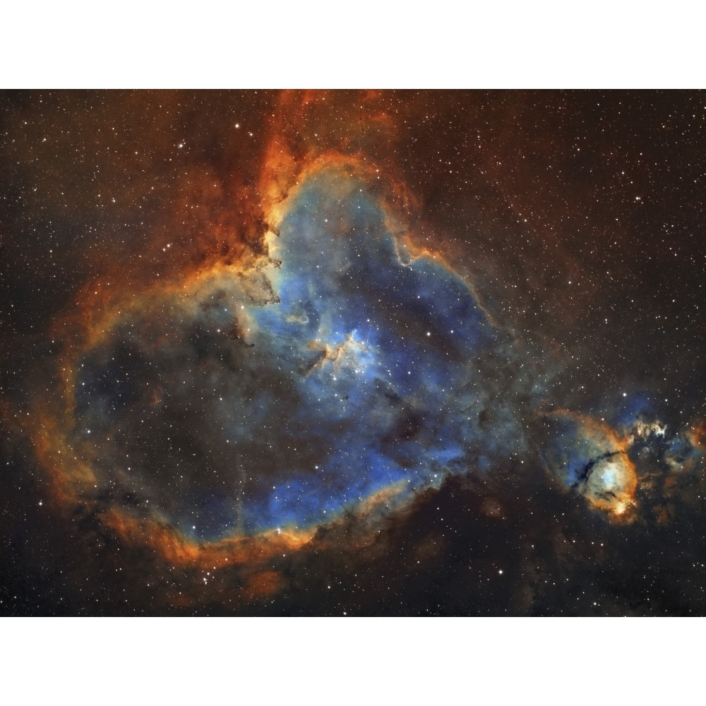 IC 1805 the Heart Nebula in Cassiopeia Poster Print Image 2