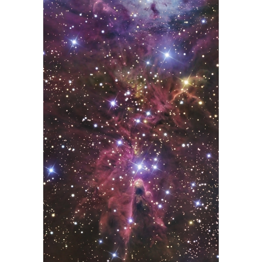 A stellar nursery located towards the constellation of Monoceros Poster Print Image 1