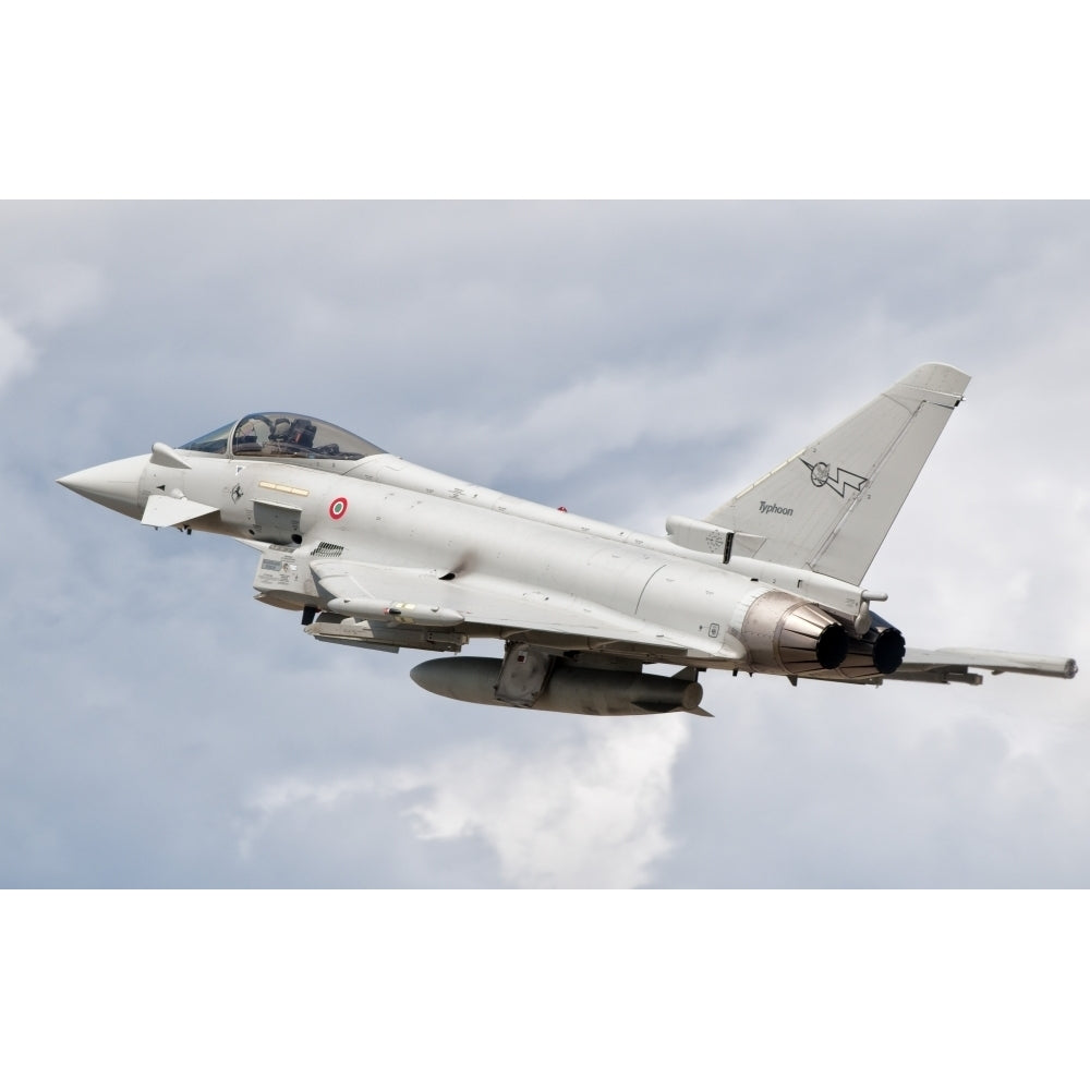 An Italian Air Force Eurofighter Typhoon Poster Print Image 1