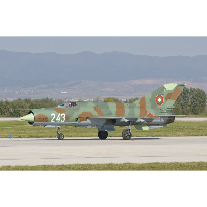 A Bulgarian Air Force MiG-21 Poster Print Image 1