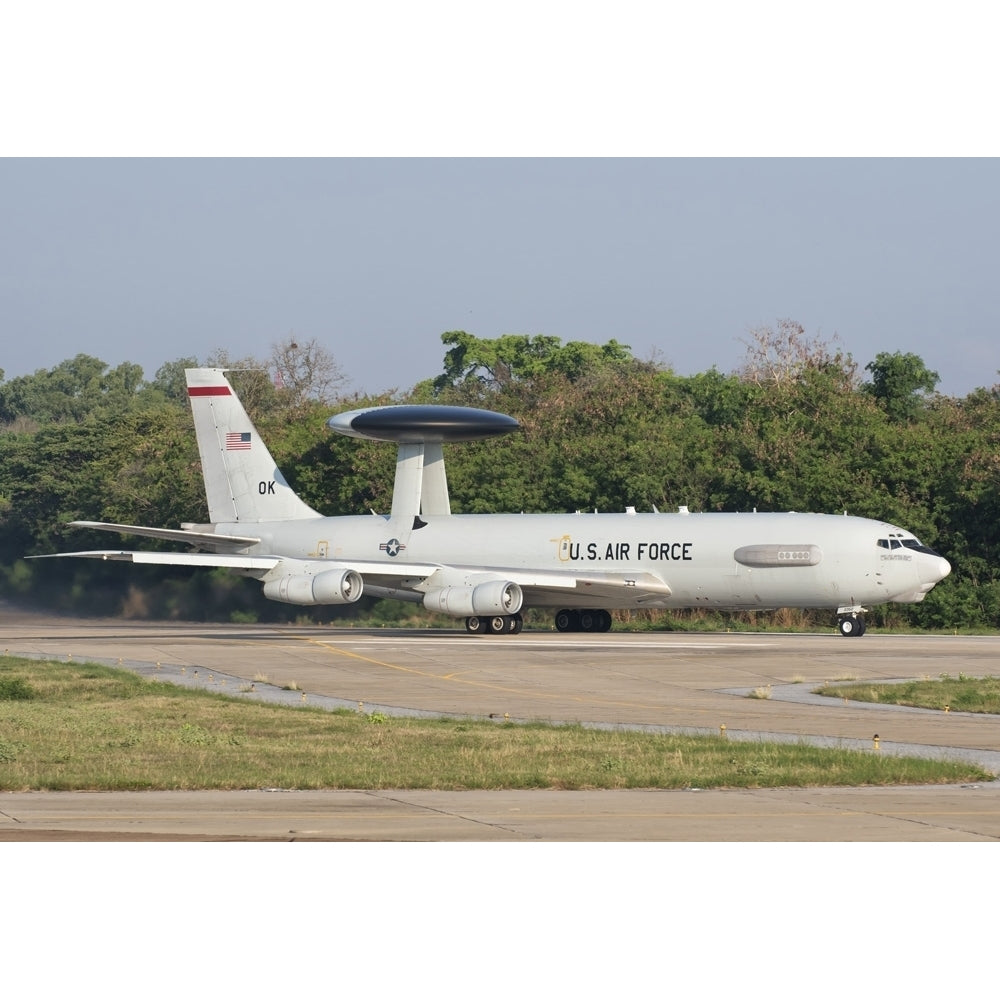 U.S. Air Force E-3 AWACS during Exercise Cope Tiger 2017 in Thailand. Poster Print by Giovanni Colla/Stocktrek Images Image 1