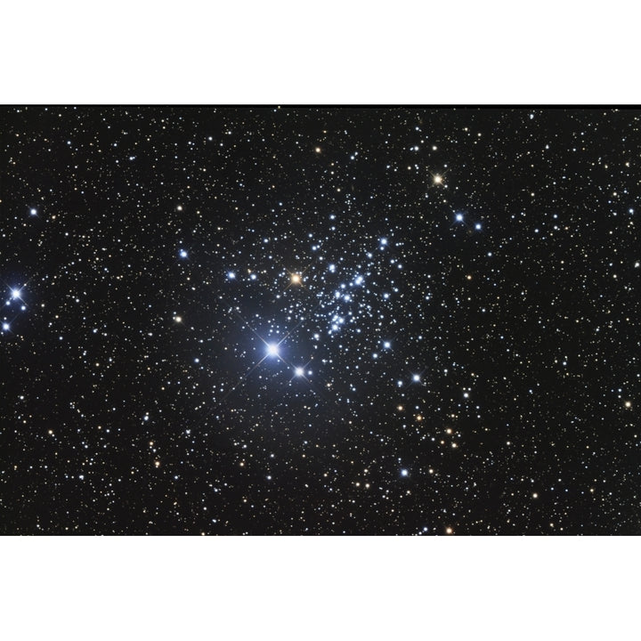 NGC 457 is an open star cluster in the constellation Cassiopeia Poster Print Image 1