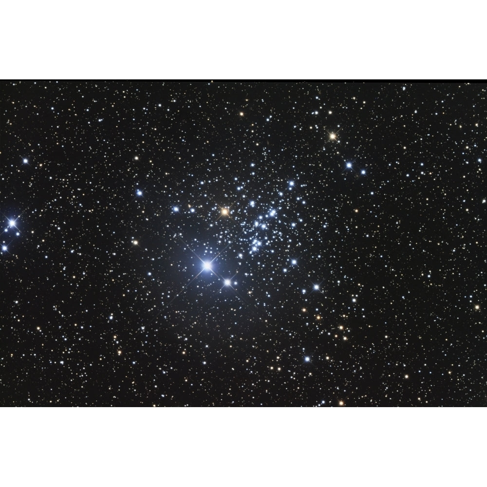 NGC 457 is an open star cluster in the constellation Cassiopeia Poster Print Image 2