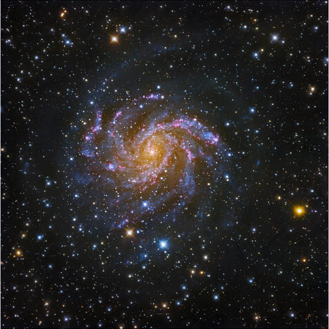 NGC 6946 also known as the Fireworks Galaxy Poster Print by Robert Gendler/Stocktrek Images Image 1