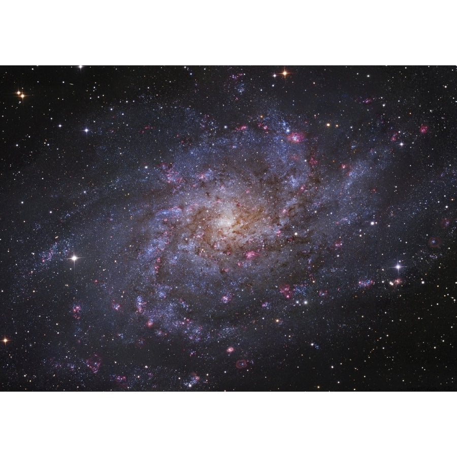 Messier 33 spiral galaxy in Triangulum Poster Print Image 1