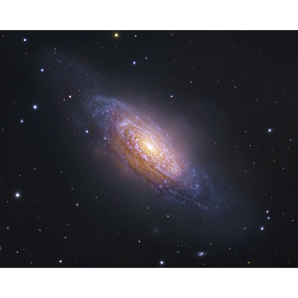 NGC 3521 spiral galaxy in Leo Poster Print Image 2