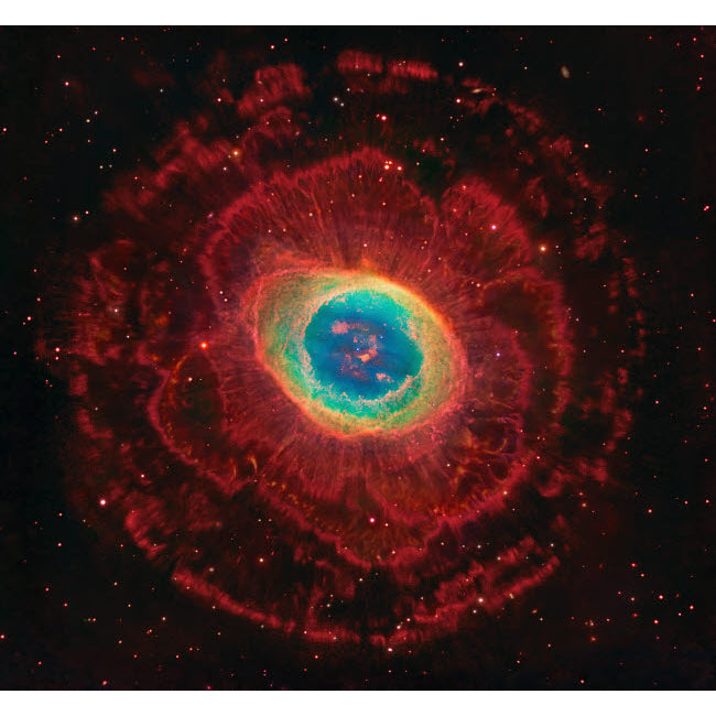 M57 The Ring Nebula Poster Print by Robert Gendler/Stocktrek Images Image 1