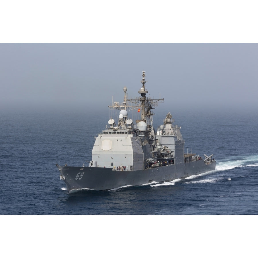 USS Vicksburg transits the Arabian Sea Poster Print Image 1