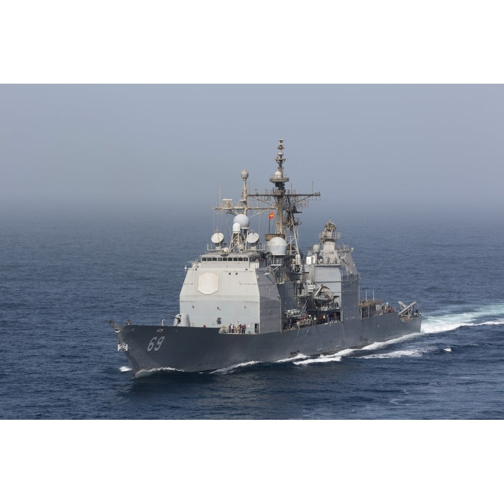 USS Vicksburg transits the Arabian Sea Poster Print Image 2