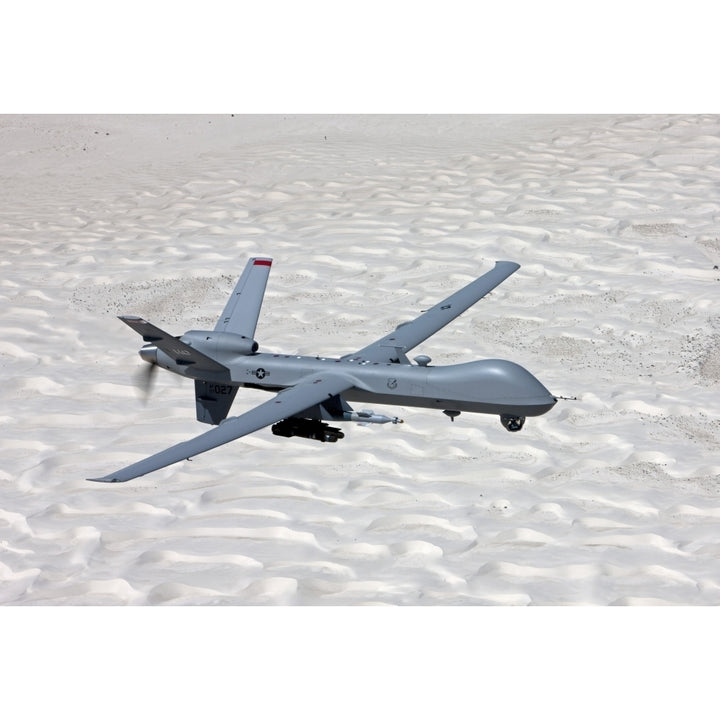 An MQ-9 Reaper flies a training mission over Southern Mexico Poster Print Image 2