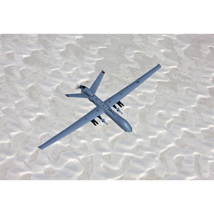 An MQ-9 Reaper flies a training mission over Southern Mexico Poster Print Image 1