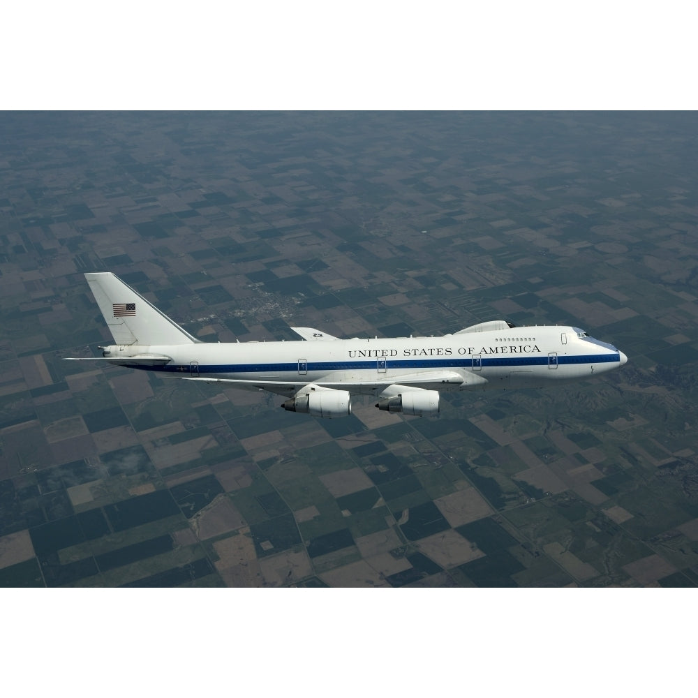 An E-4B National Airborne Operations Center aircraft Poster Print Image 1