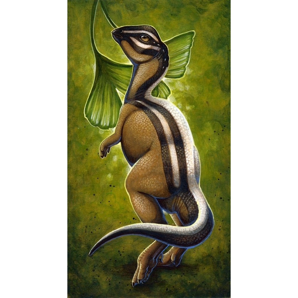 Micropachycephalosaurus a tiny dinosaur of the Late Cretaceous Period Poster Print Image 1