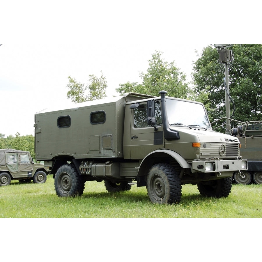 Unimog truck of the Belgian Army Poster Print Image 1