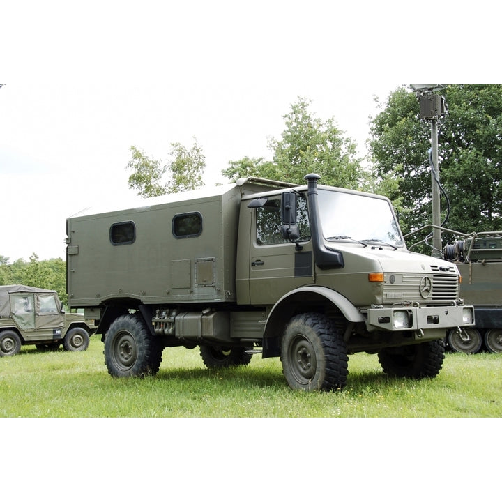 Unimog truck of the Belgian Army Poster Print Image 2