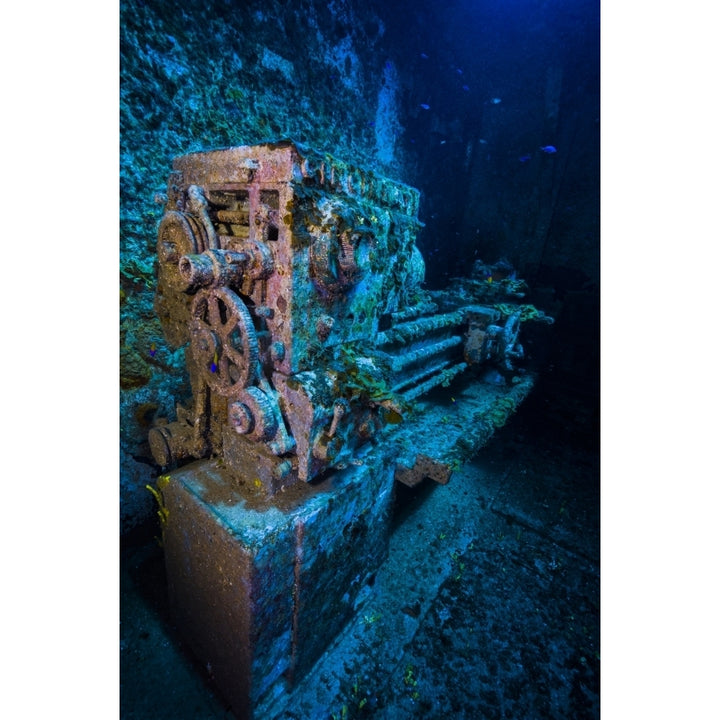 A look inside the USS Kittiwake shipwreck Grand Cayman Cayman Islands Poster Print by Jennifer Idol/Stocktrek Images Image 2