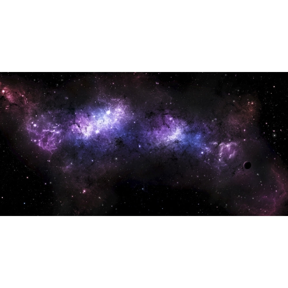 A massive nebula covers a huge region of space Poster Print Image 1