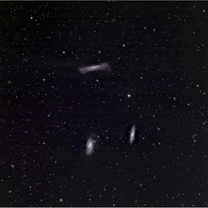 A small group of galaxies known as the Leo Triplet Poster Print Image 1