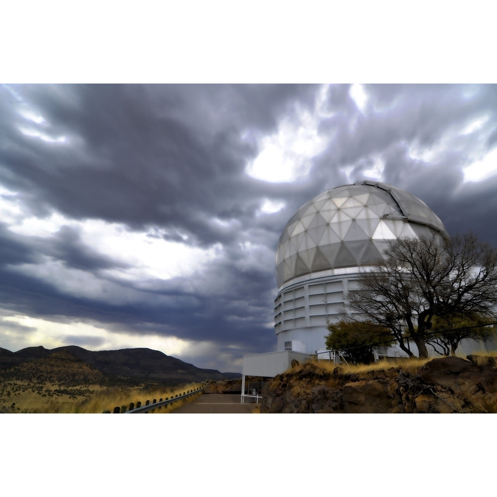 Hobby-Eberly Telescope observatory dome at McDonald Observatory Poster Print Image 2