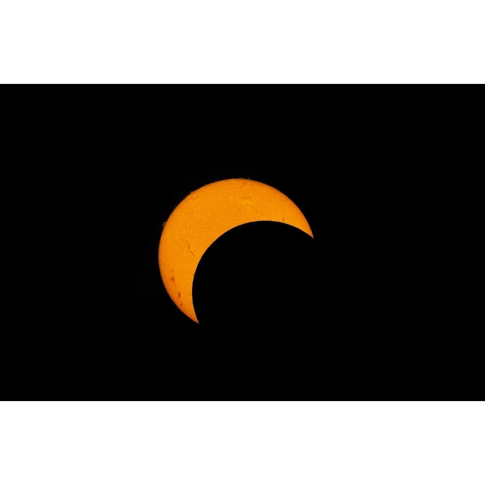 Partial solar eclipse of 2012 Poster Print Image 2