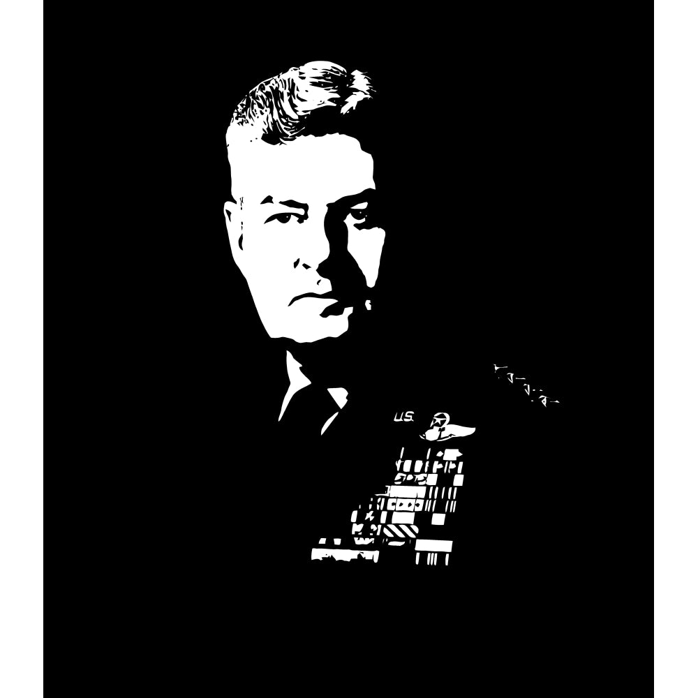 General Curtis Lemay vector portrait Poster Print Image 1