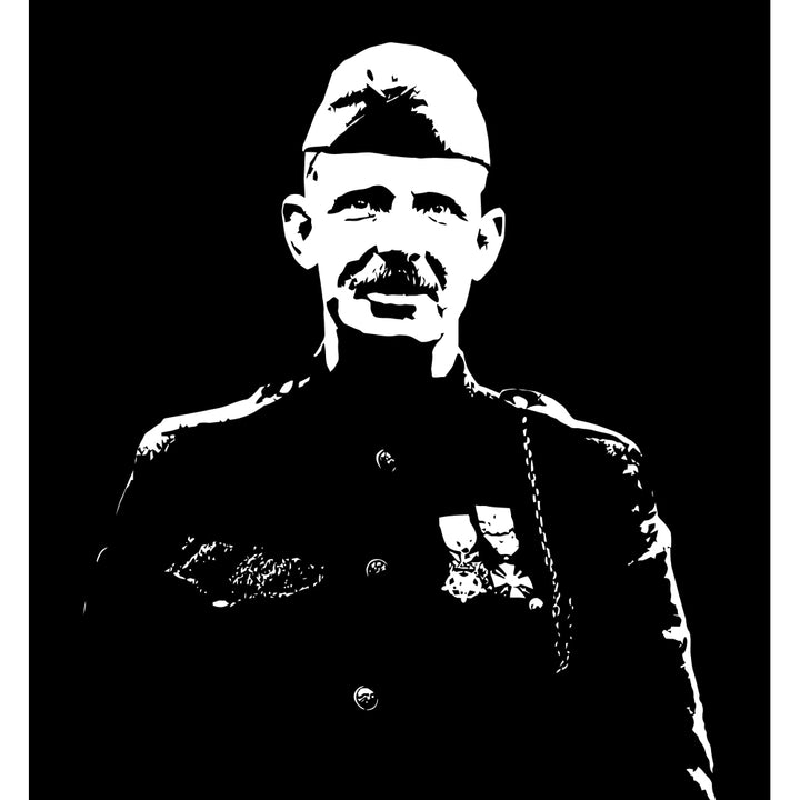 Vector artwork of Sergeant Alvin York Poster Print Image 1