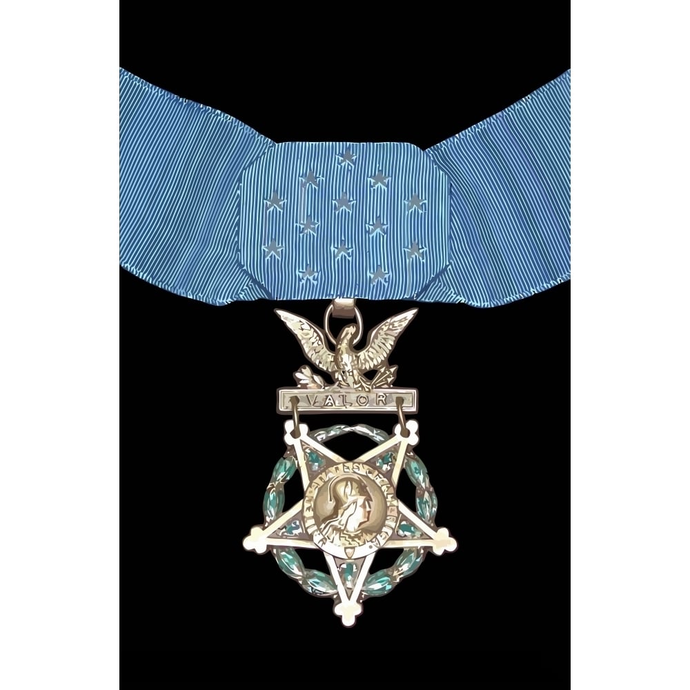 Vector illustration of the Medal of Honor Poster Print Image 1