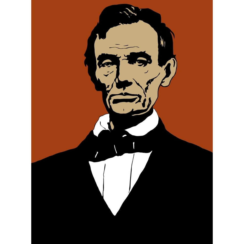 Vintage Civil War era print of President Abraham Lincoln Poster Print Image 2