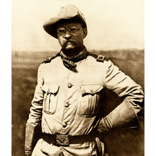 Vintage American history photo of Colonel Theodore Roosevelt Poster Print by John Parrot/Stocktrek Images Image 1