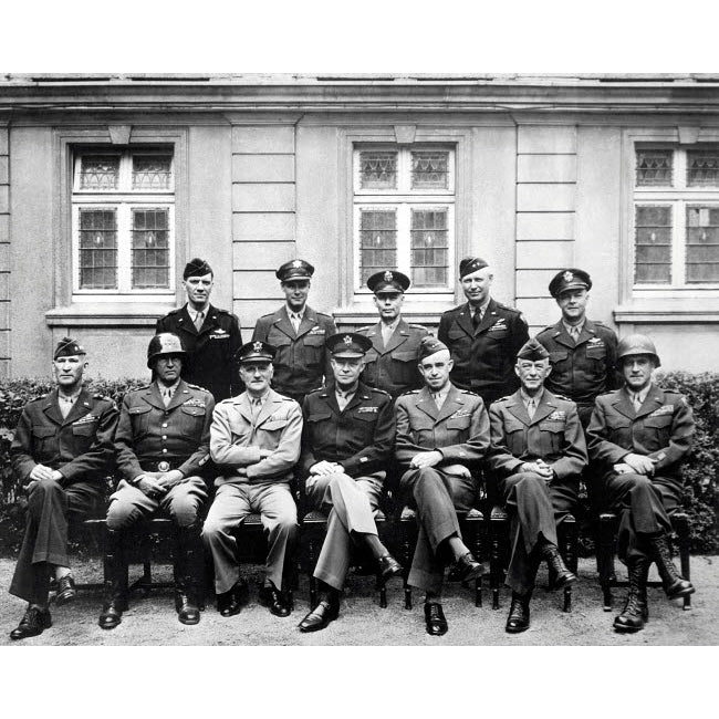 World War II photo of the senior American military commanders of the European Theater Poster Print by John Parrot/Stockt Image 2