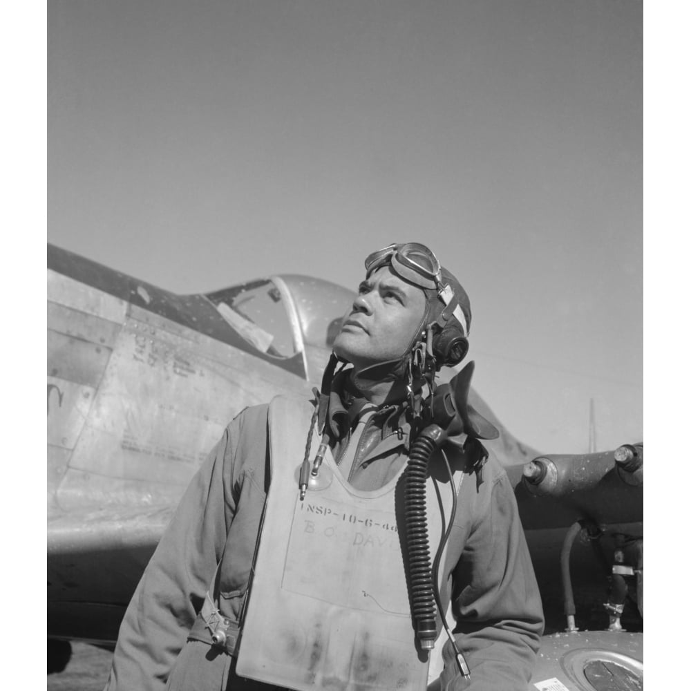 Benjamin Oliver Davis Jr. commander of the Tuskegee Airmen Poster Print Image 1