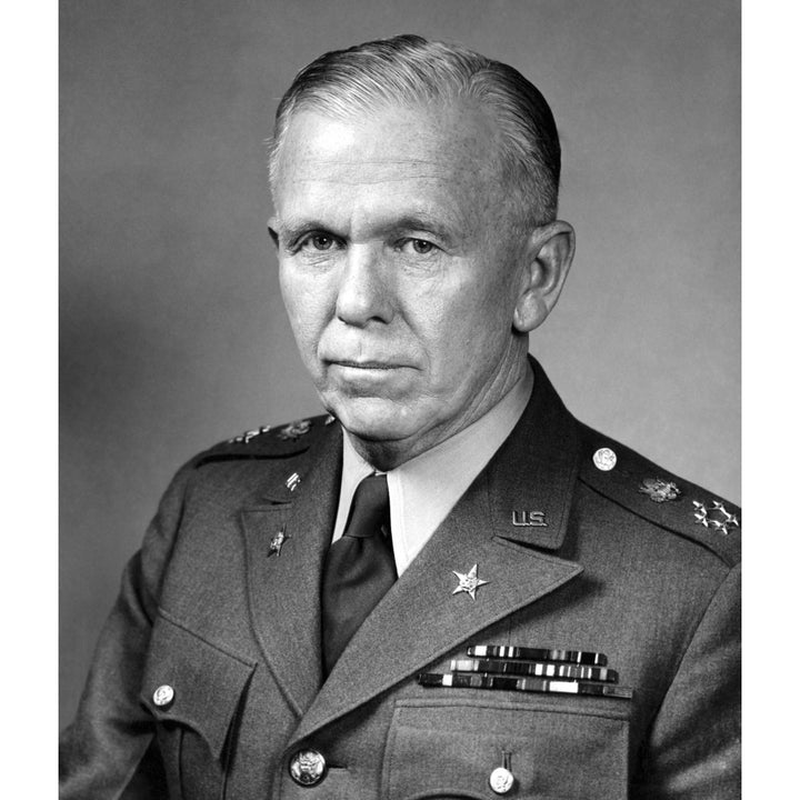 World War II portrait of General George Marshall Poster Print Image 2