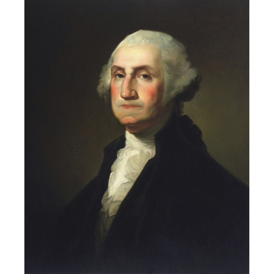 Vintage American History painting of President George Washington Poster Print Image 1