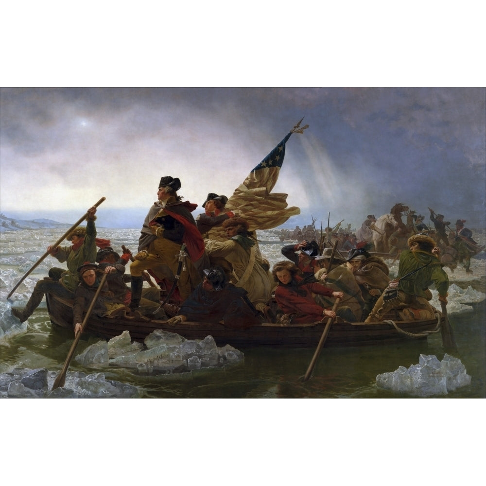 Painting of George Washington crossing the Delaware Poster Print Image 2