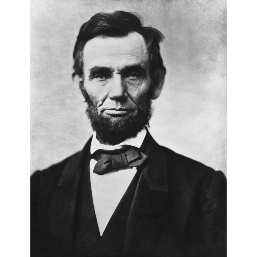 Vintage American Civil War photo of President Abraham Lincoln. Poster Print by John Parrot/Stocktrek Images Image 1