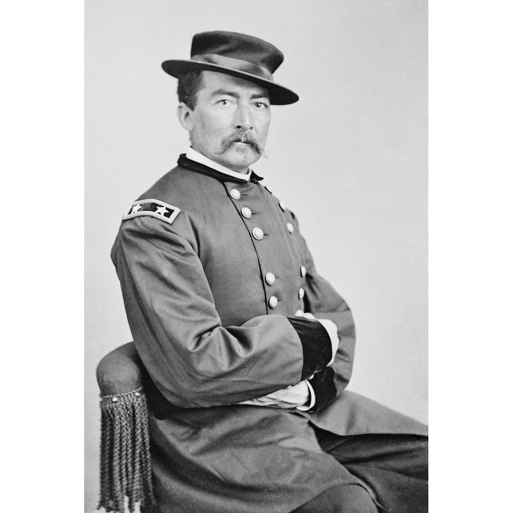 Vintage American Civil War photo of Union Army General Philip Sheridan. Poster Print by John Parrot/Stocktrek Images Image 1