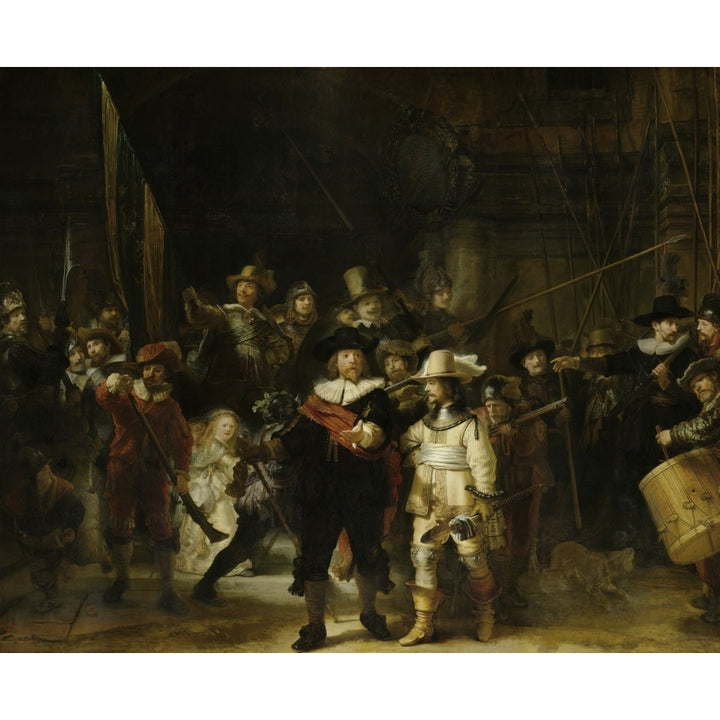 The Night Watch painting by Rembrandt van Rijn. Poster Print by John Parrot/Stocktrek Images Image 2