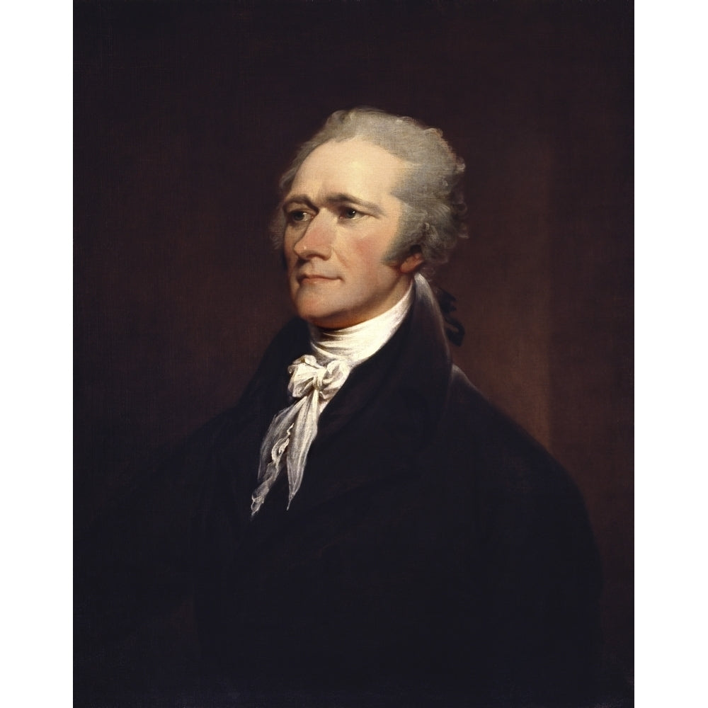 Painting of founding father Alexander Hamilton Poster Print by John Parrot/Stocktrek Images Image 1