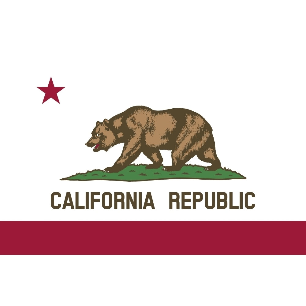 The Bear Flag State of California Poster Print by John Parrot/Stocktrek Images Image 2