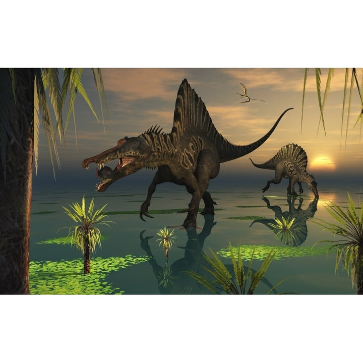 Artists concept of Spinosaurus Poster Print Image 1