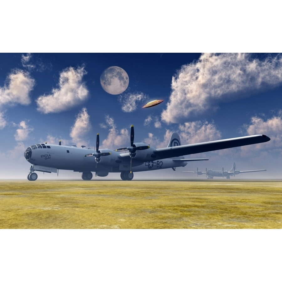 The Enola Gay B-29 Superfortress at Walker Air Force Base Poster Print Image 1